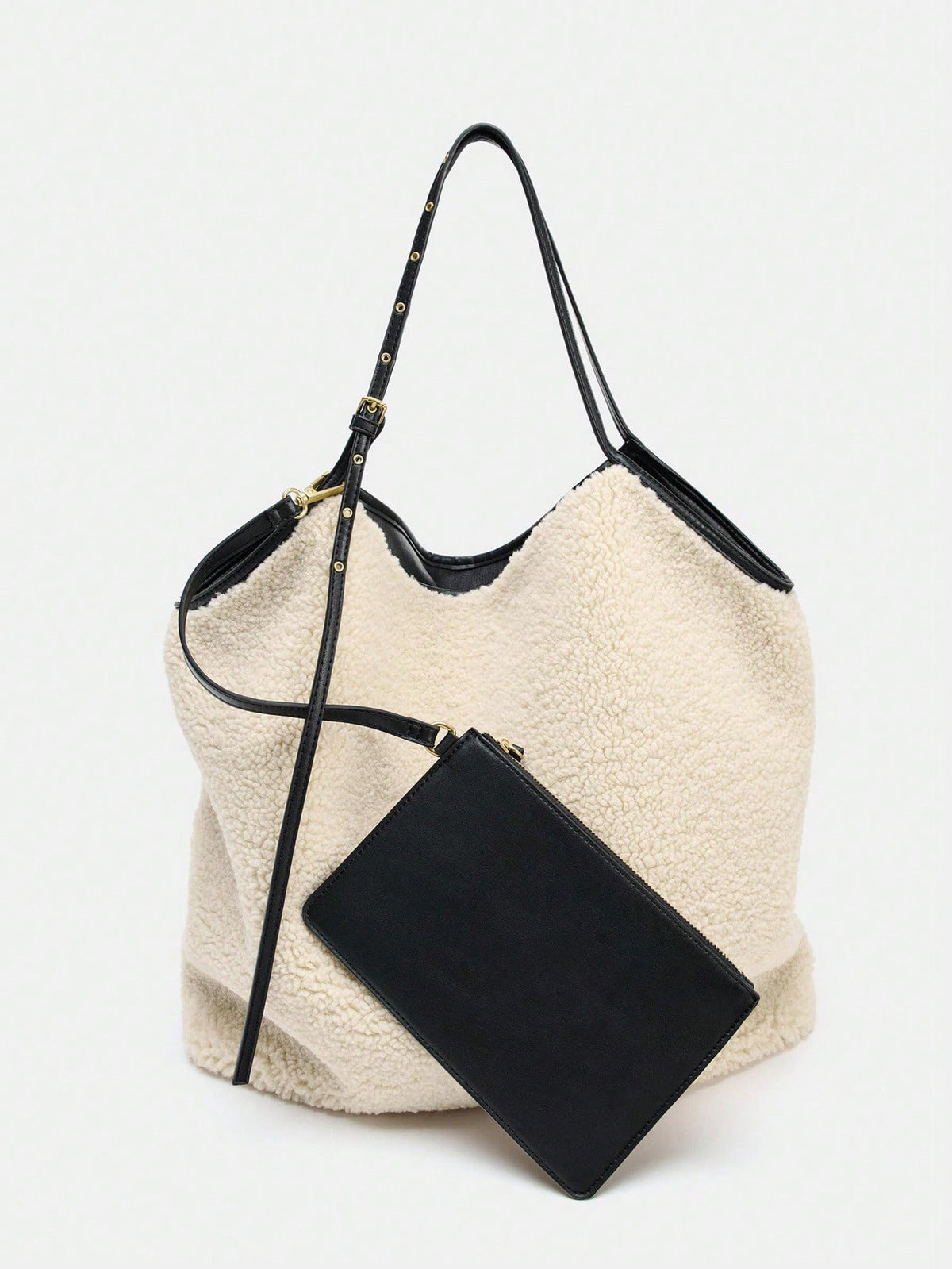 Women's Effect Double-sided Large Capacity Shopping Women's Shoulder Bag