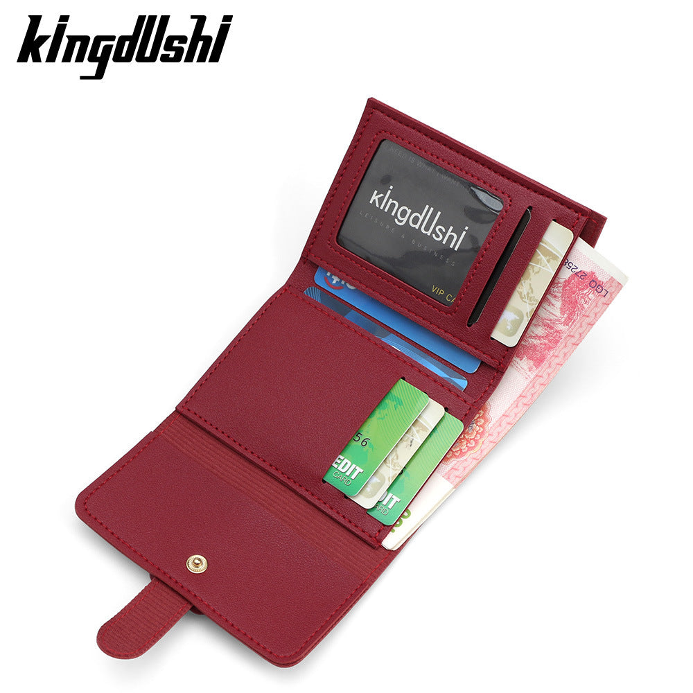 Women's Short Solid Color Summer High Sense Coin Purses