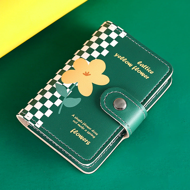 Women's & Men's & Cartoon Cute Personality Large Capacity Card Holder