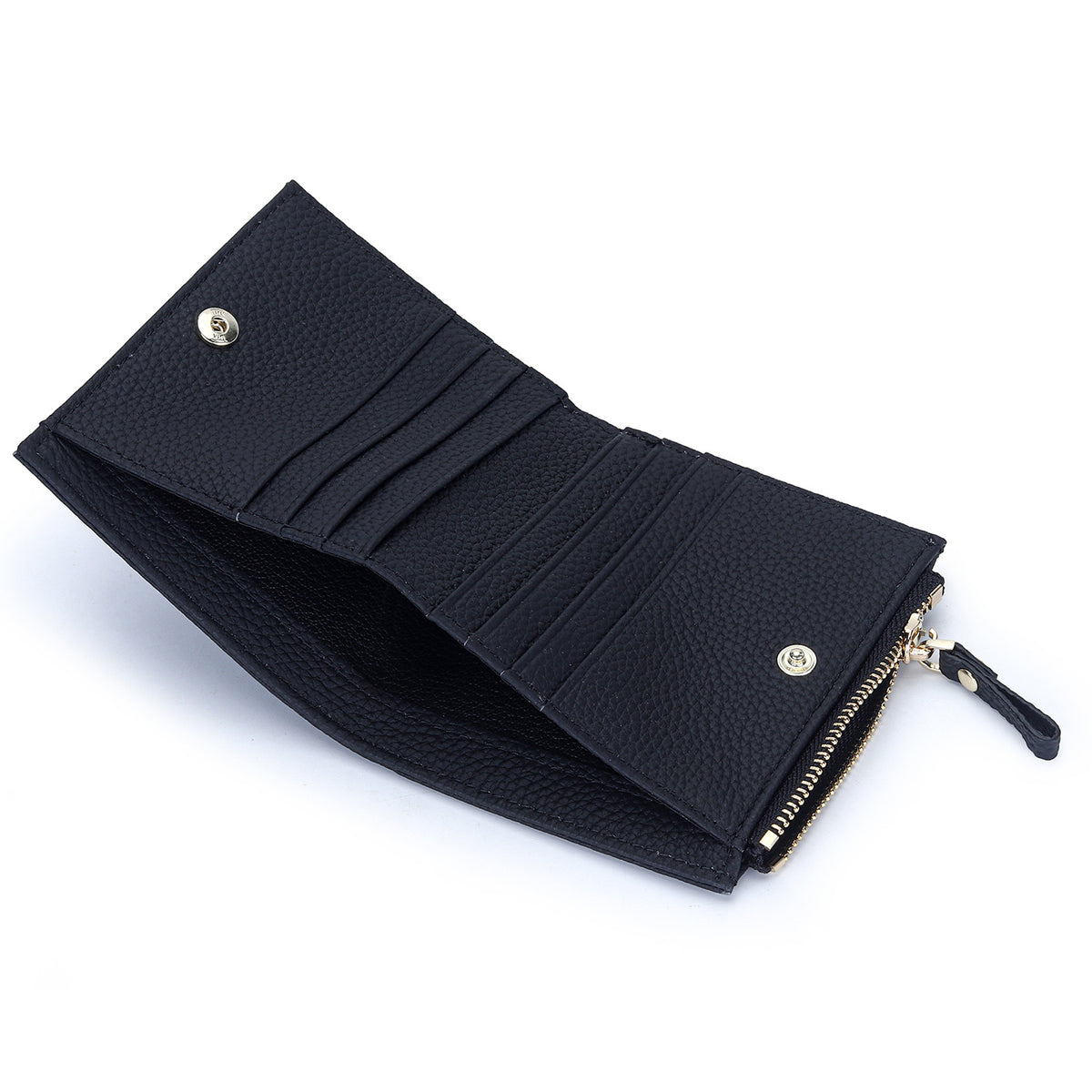 Women's Genuine Leather Short First Layer Cowhide Ladies Wallet