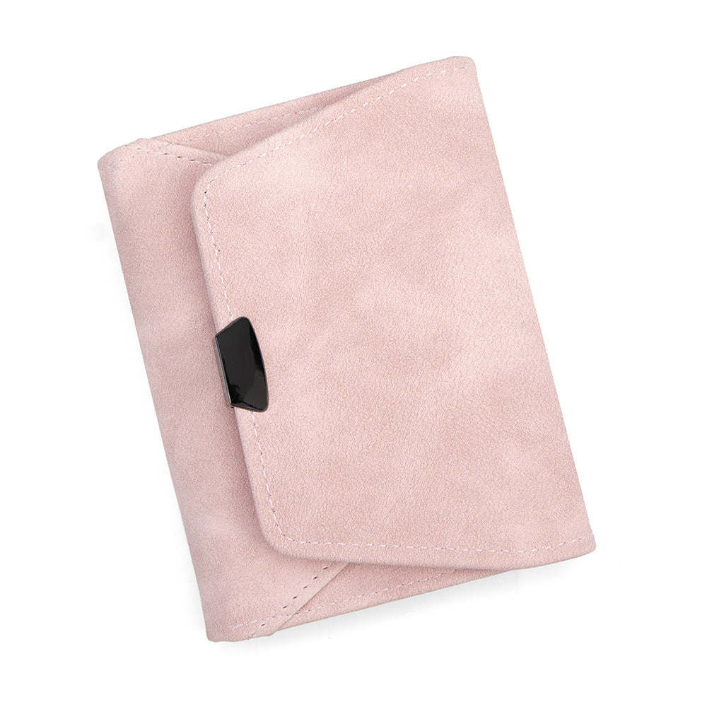 Women's Exquisite Embossed Two Fold Folding Side Bags