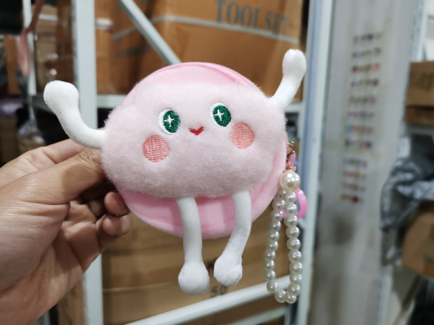 Children's Pendant Plush Creative Mini Clow Storage Coin Purses