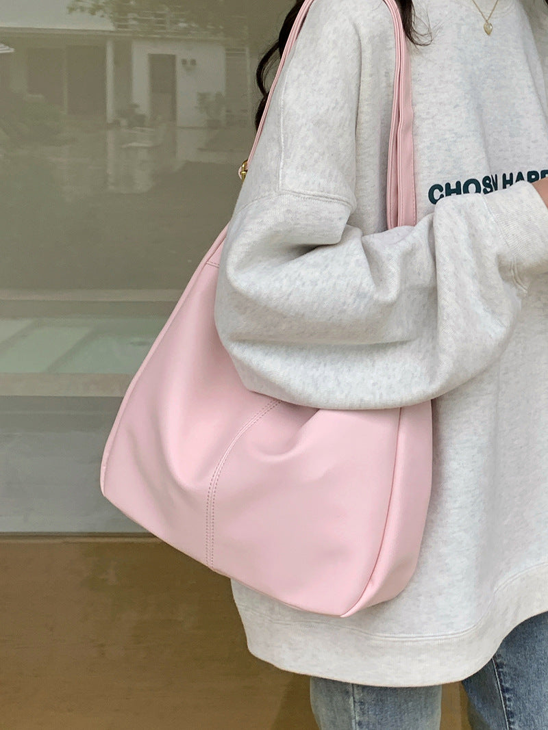 Capacity Pink Class Leisure Commute Big Crossbody Bags