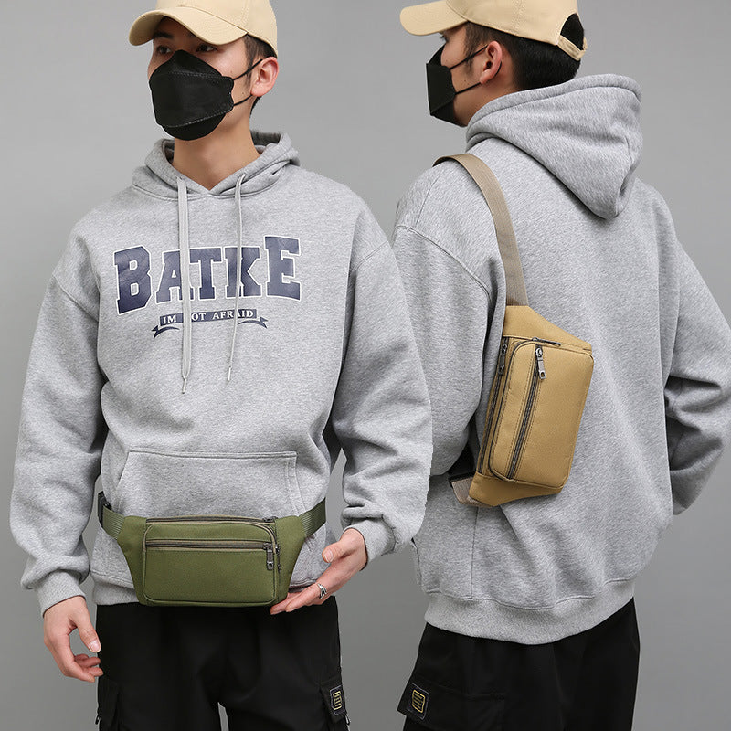 Men's Construction Site Working Leisure Mobile Large Men's Waist Packs