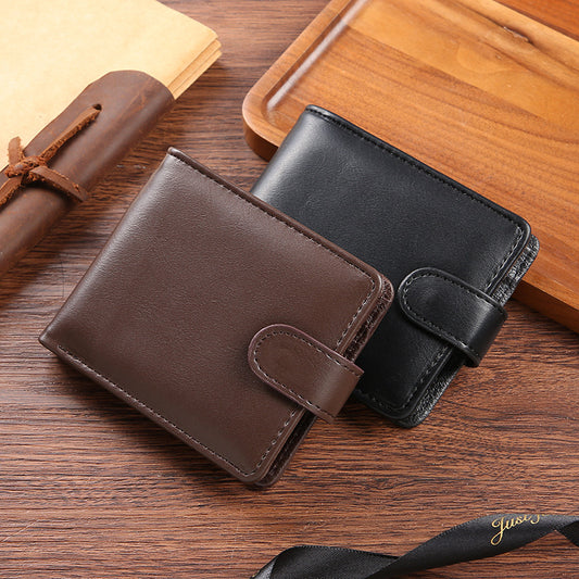Men's Large Capacity Multiple Slots With Zipper Men's Wallets