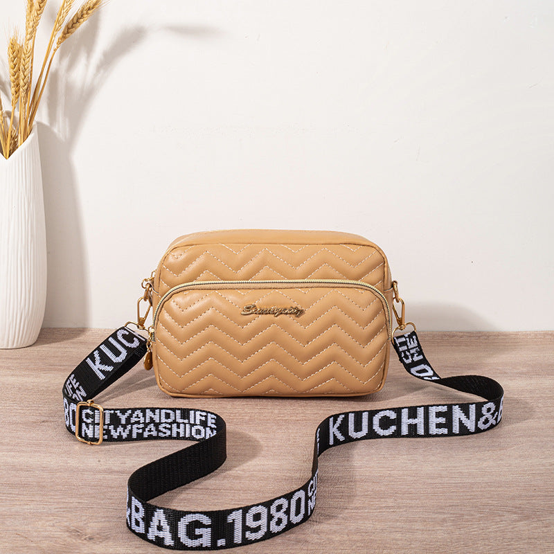 Women's Wave Embroidered Pouch Fashion For Shoulder Bags