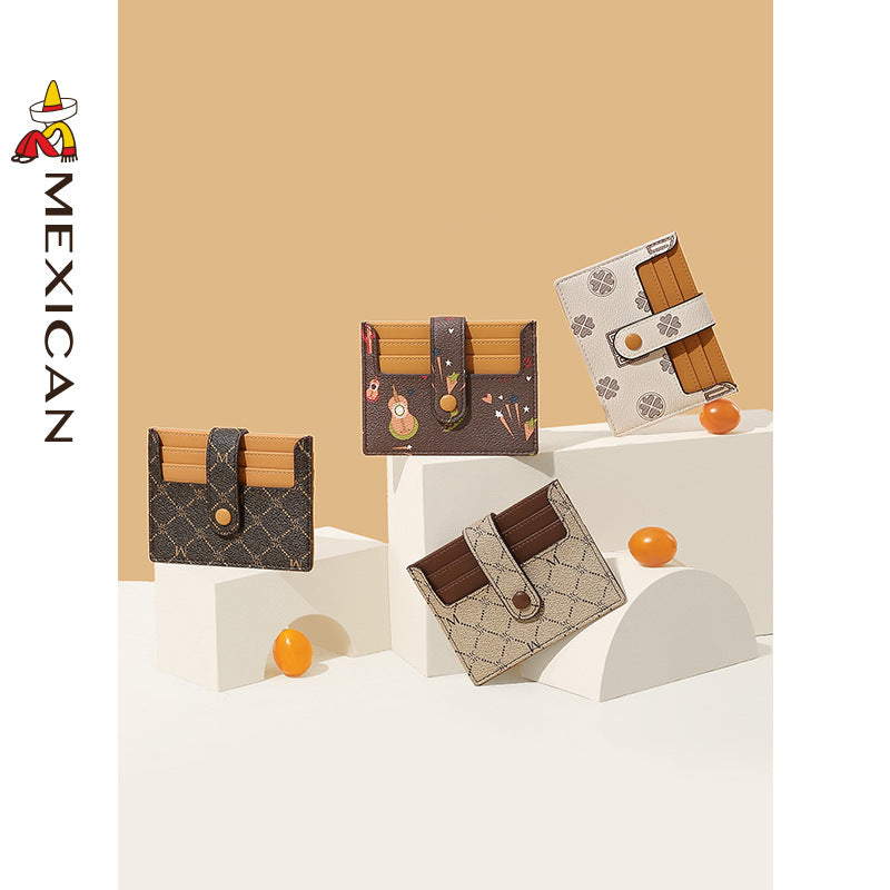 Women's Scarecrow Winter Credentials Mini Niche Ladies Wallet