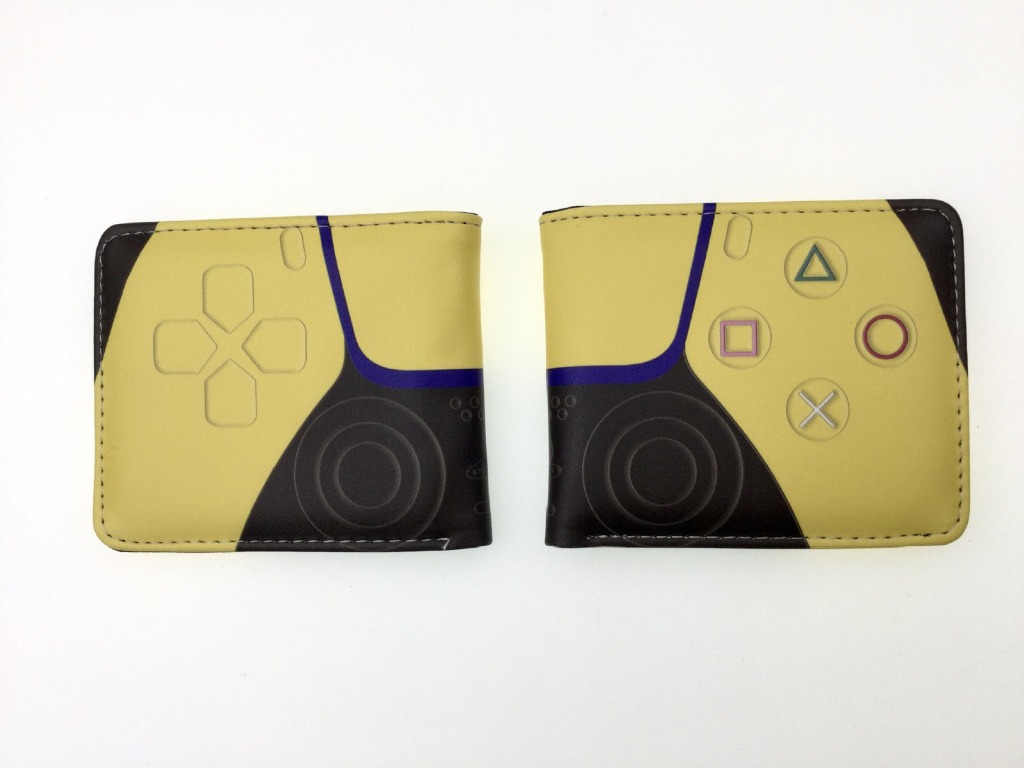 Men's Unique Cool Short Gray Bifold Coin Purses