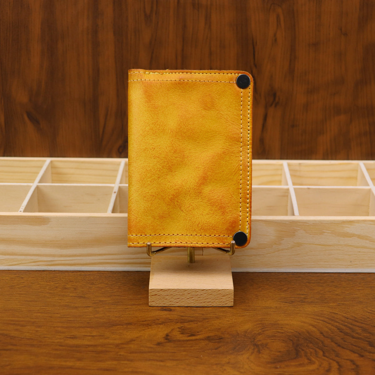 Men's Simplicity Retro Rub Colored First Layer Cowhide Men's Wallet