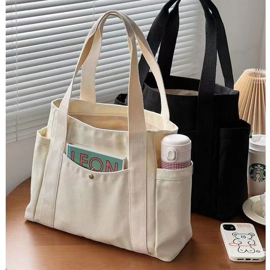 Capacity Canvas Out Good-looking Art Book Bags