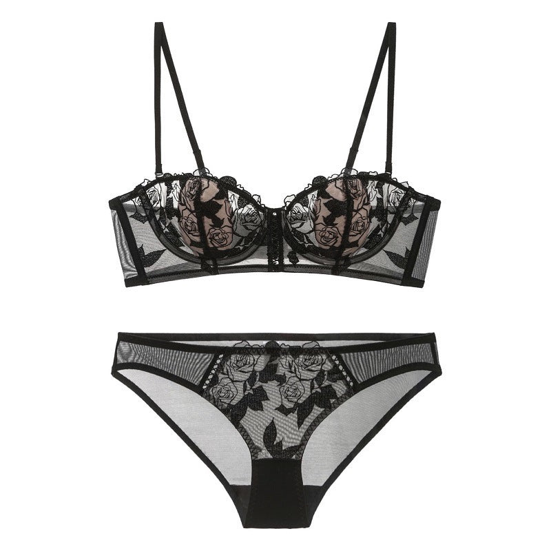 Lady Large Boob Concealing Soft Steel Lingerie Sets