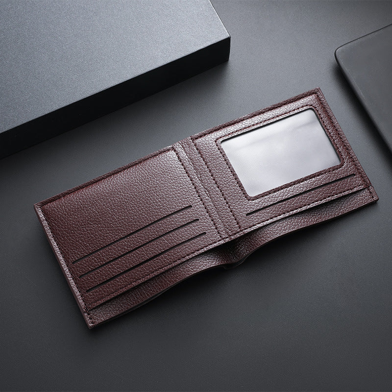 Classy Men's Leather Short Fashion Male Men's Wallets