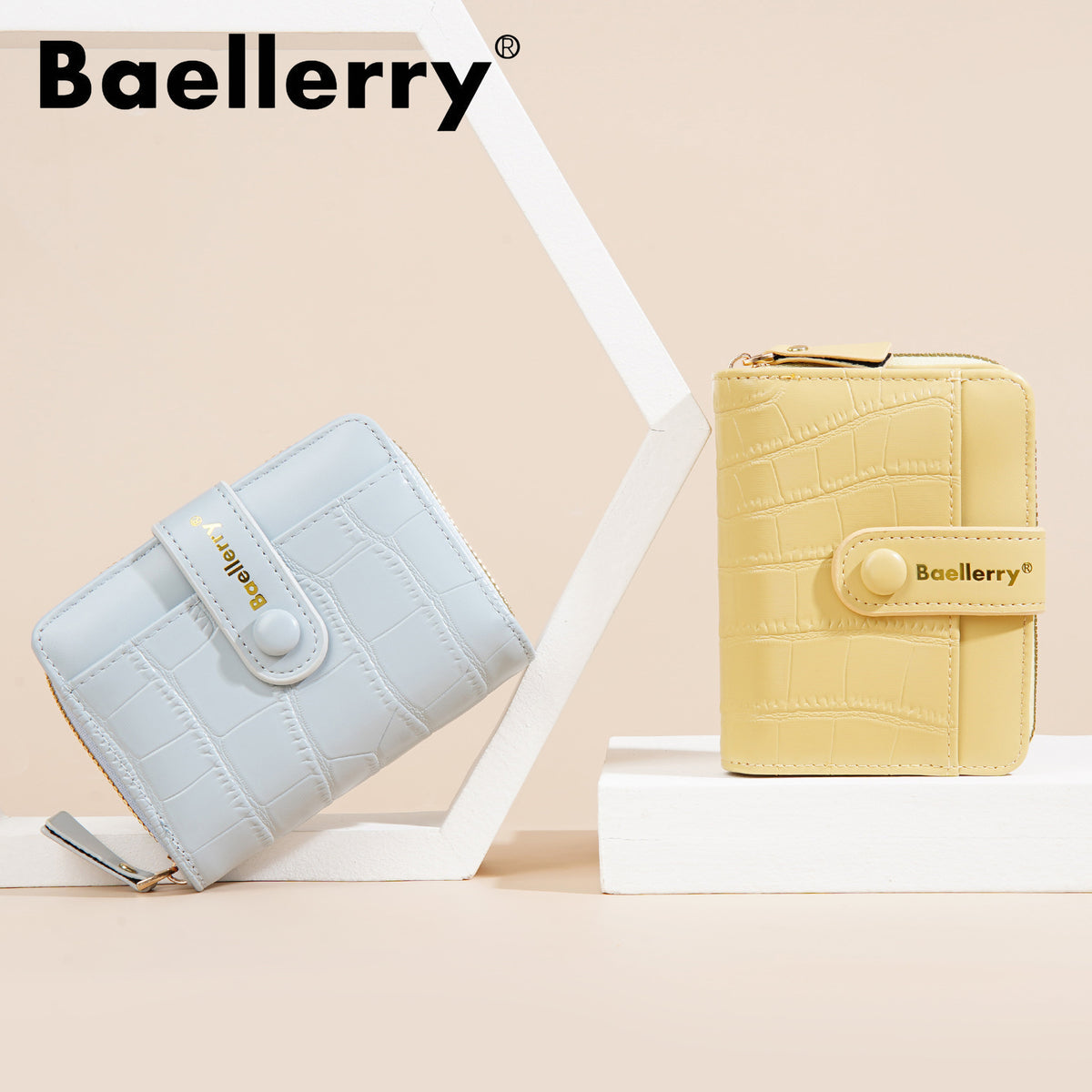 Women's Short Fashion Zipper Niche Stone Pattern Ladies Wallet