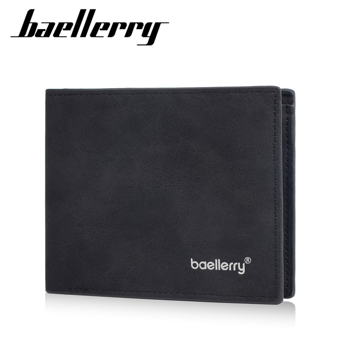 Men's Short Minimalist Multiple Slots Frosted Horizontal Men's Wallet
