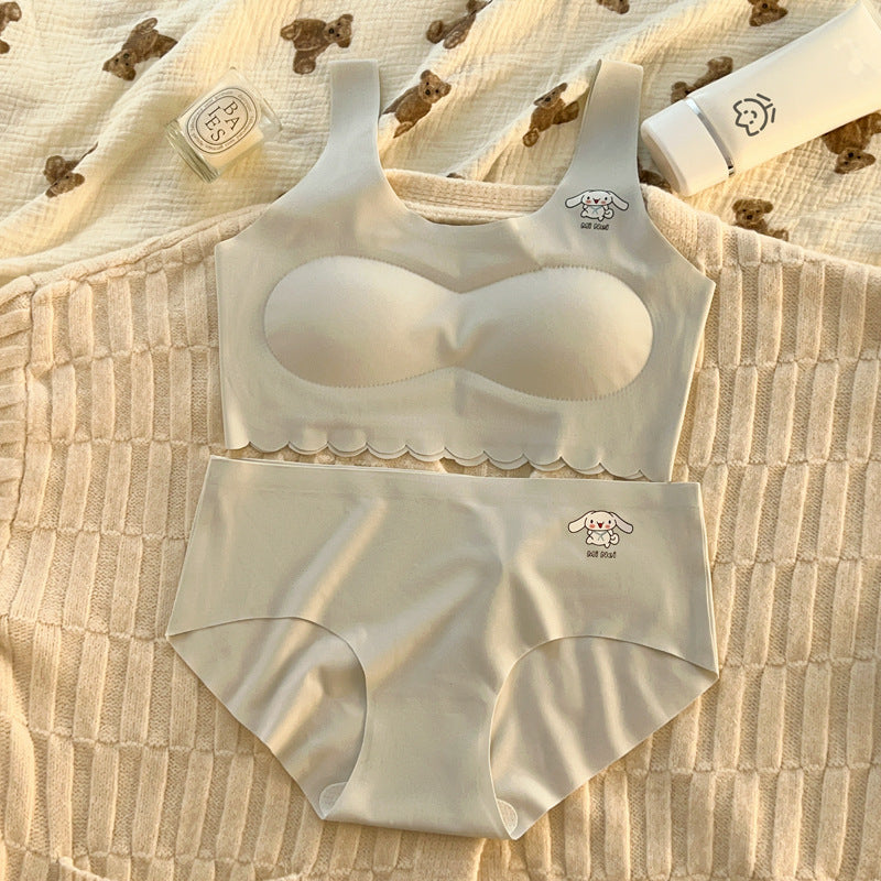 Ice Silk Underwear Female Comfortable Not Stuffy Bras