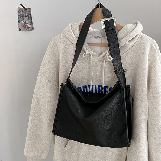 Women's Soft Leather Commuter Large Capacity Crossbody Bags