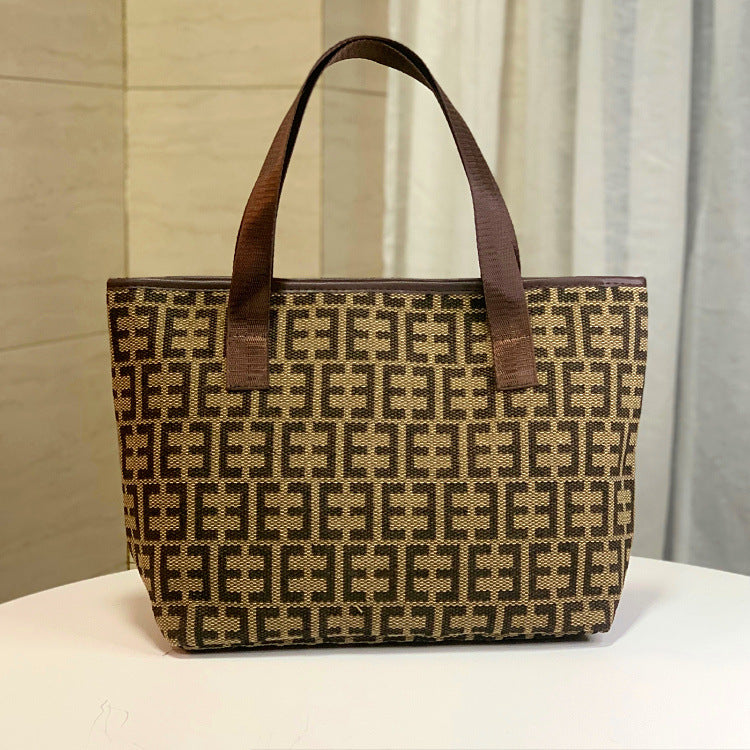 Korean Style Fashionable Letter Portable Large Capacity Shopping Fitness Yoga Handbags