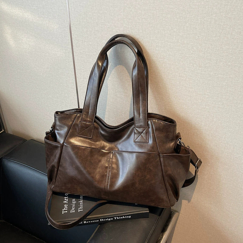 Lady Temperament Large Capacity Textured Fashion Women's Shoulder Bag