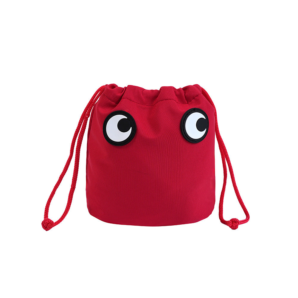 Nylon Fashion Storage Lightweight Drawstring Cartoon Cute Makeup Bag