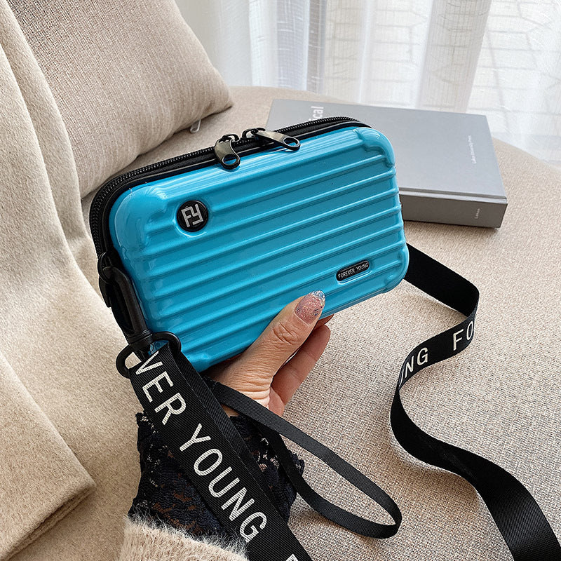Women's Hard Mini Toiletry Storage Box Dinner Makeup Bag