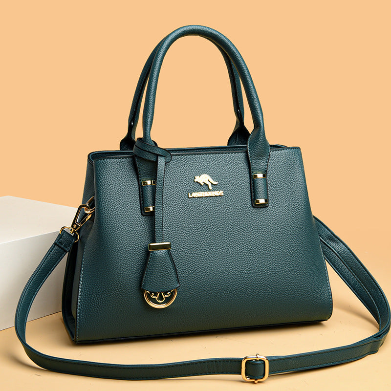 Women's Kangaroo Mother Soft Leather Versatile Handbags