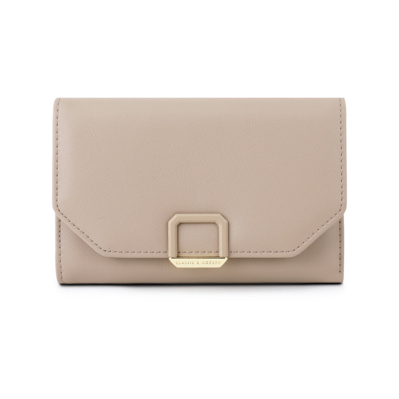 Women's Hollowed Fashion Short Design Folding Ladies Wallet