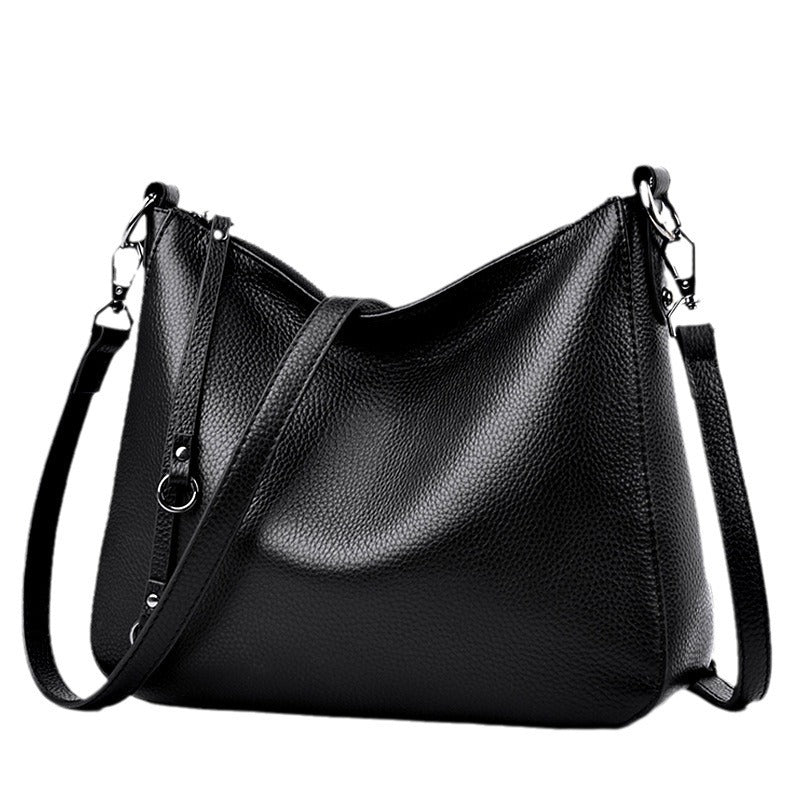 Women's High-grade Large Capacity Genuine Leather Versatile Women's Shoulder Bag
