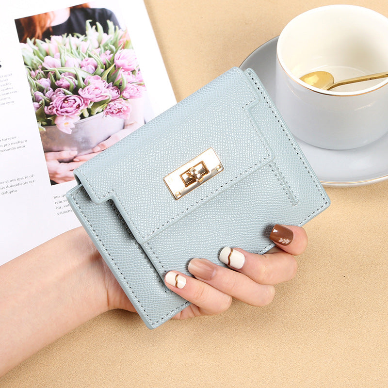 Palm Print Female Cute Large Capacity Card Holder
