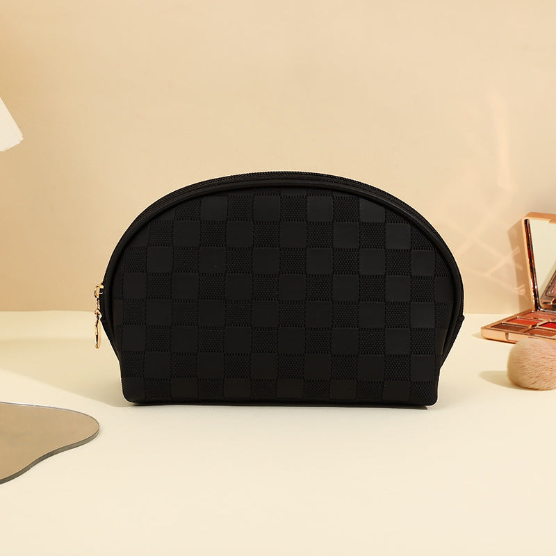 Women's High-grade Chessboard Storage Waterproof Portable Makeup Bag