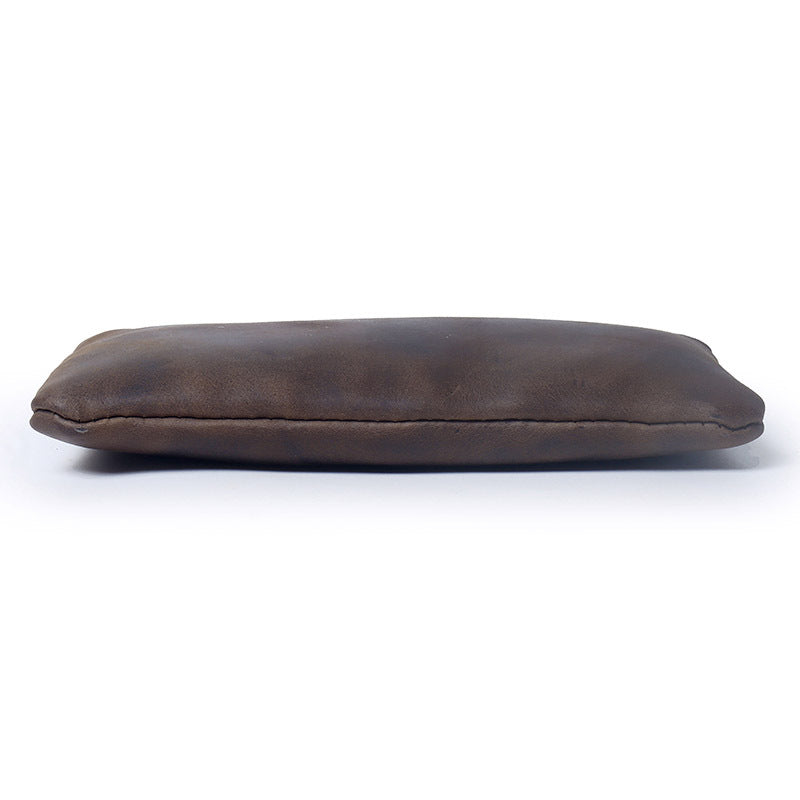 Men's Horse Leather First Layer Long Genuine Simple Men's Wallet