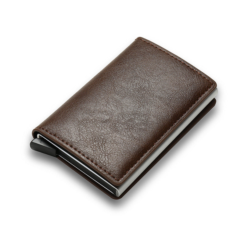 Men's Fashion Aluminum Alloy Metal Bank Men's Wallets
