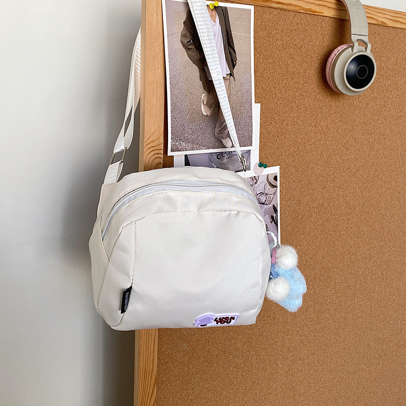 Women's Simple Niche Versatile Shell Canvas Printed Women's Shoulder Bag