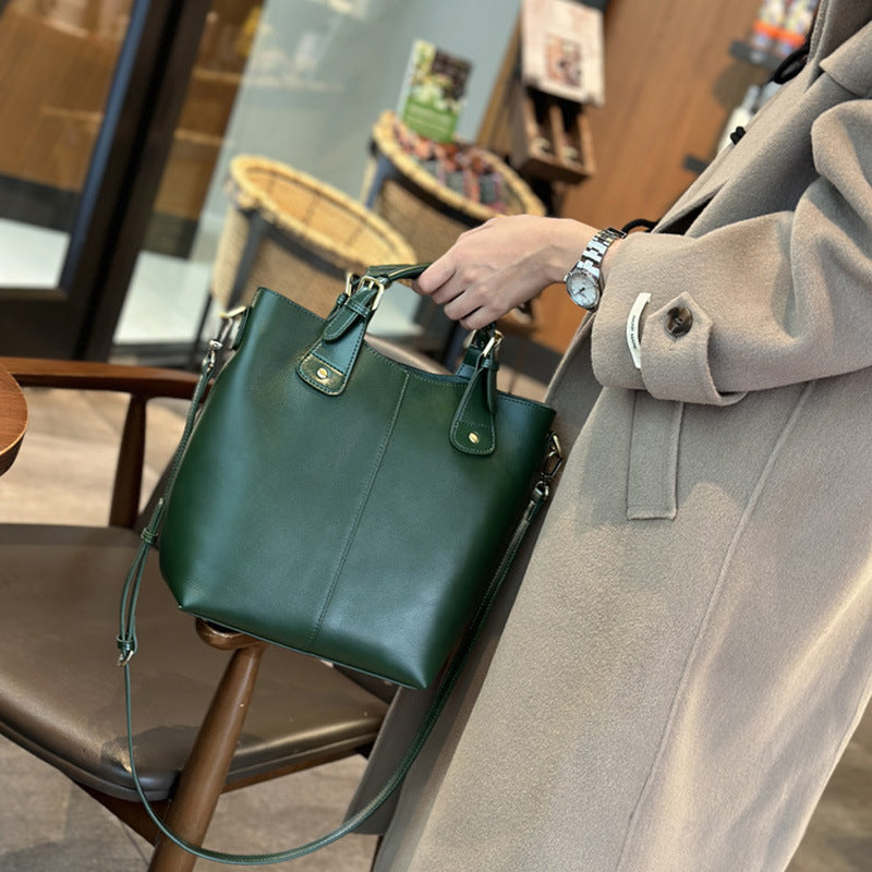 Comfortable Women's Genuine Leather For High-grade Women's Shoulder Bag
