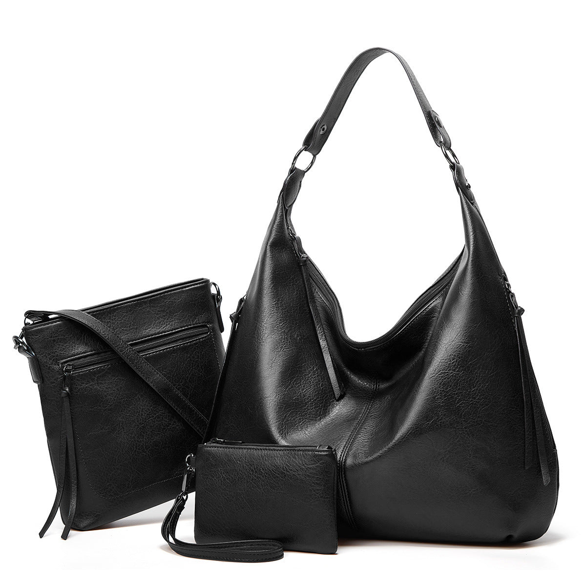 Women's Fashionable Mother Large Capacity Soft Leather Bags