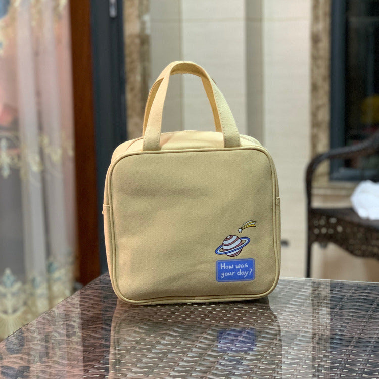 Style Cute Large Capacity Lunch Box Handbags