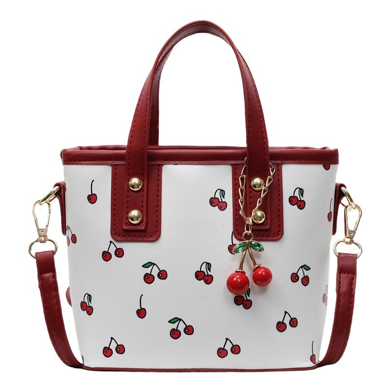 Women's Style Summer Cherry Fashion Large Capacity Bags