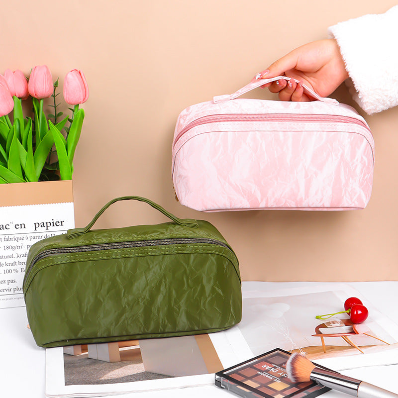 Women's Texture Good-looking Chinese Style Portable Storage Makeup Bag