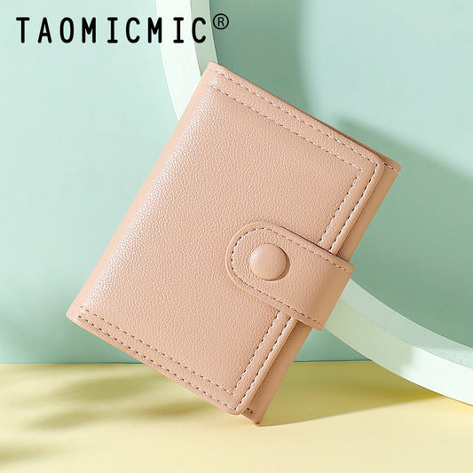 Women's Fashion Short Integrated Hand-held Vietnam Ladies Wallets