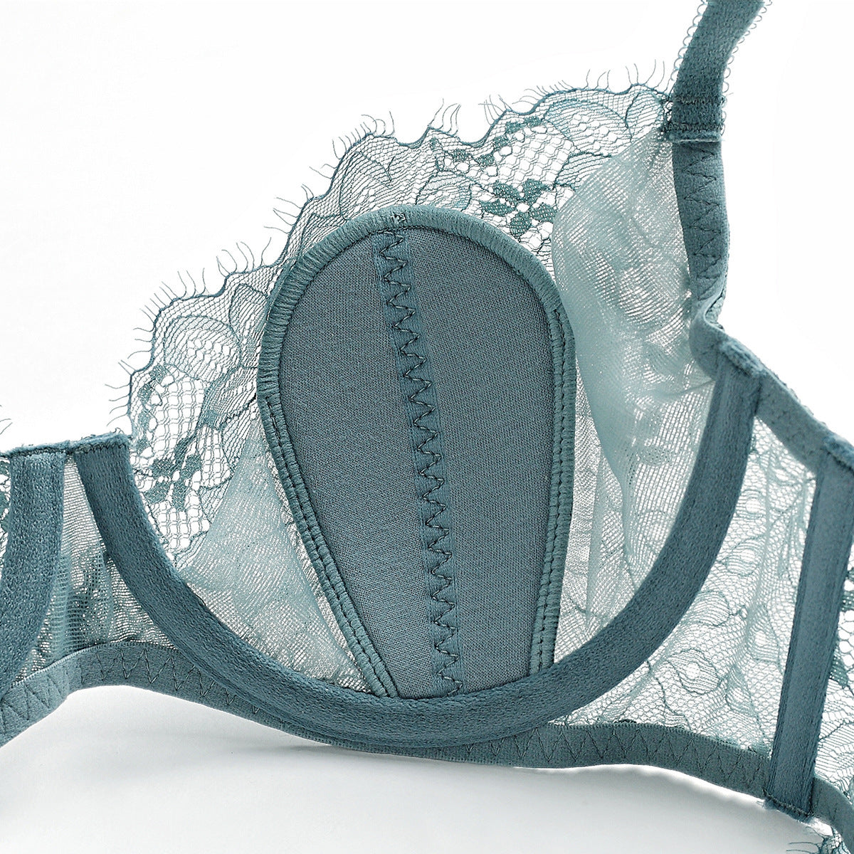 Women's Rabbit Ears Transparent Lace Underwear Small Chest Lingerie Sets