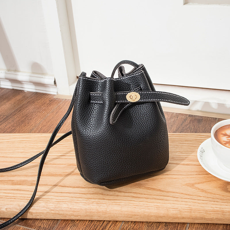 Women's Trendy Mini Fashion Lychee Pattern Shoulder Bags