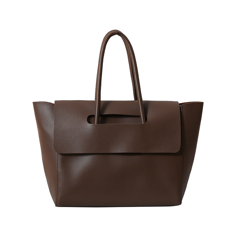 Women's Korean Style Large Capacity Retro Commuter Handbags