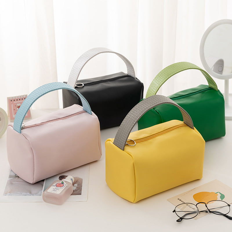 Hand Gift Storage Leather Large Capacity Makeup Bag