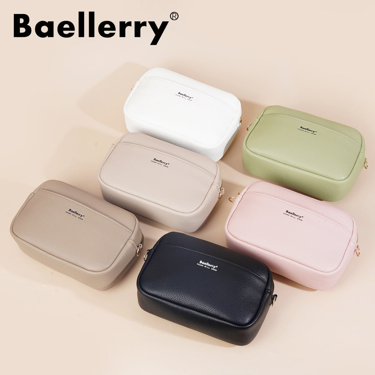 Women's High-grade Versatile Fashion With Zip Women's Messenger Bag