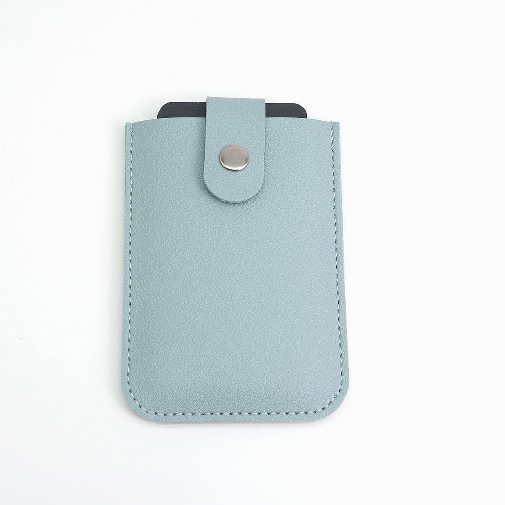 Layered Pull-out Business Multiple Slots Leather Card Holder
