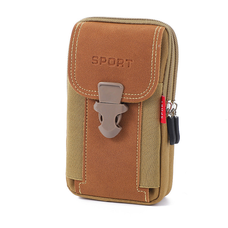 Men's Inch Mobile Construction Site For Vertical Men's Waist Packs