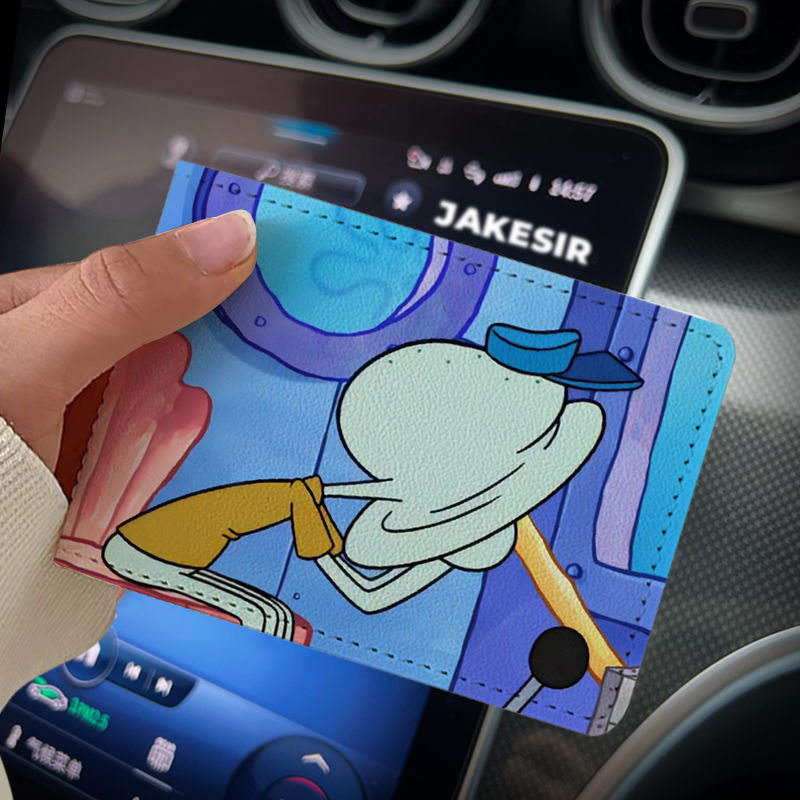 Octopus Funny Driving License Protective Cover Card Holder