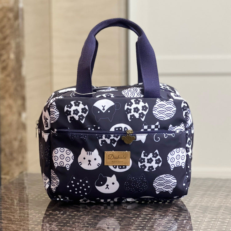 Korean Thick Waterproof Large Capacity Lunch Box Bags
