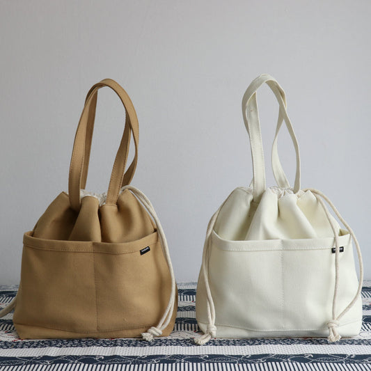 Glamorous Retro Drawstring Simple Trendy Fashion Handbags