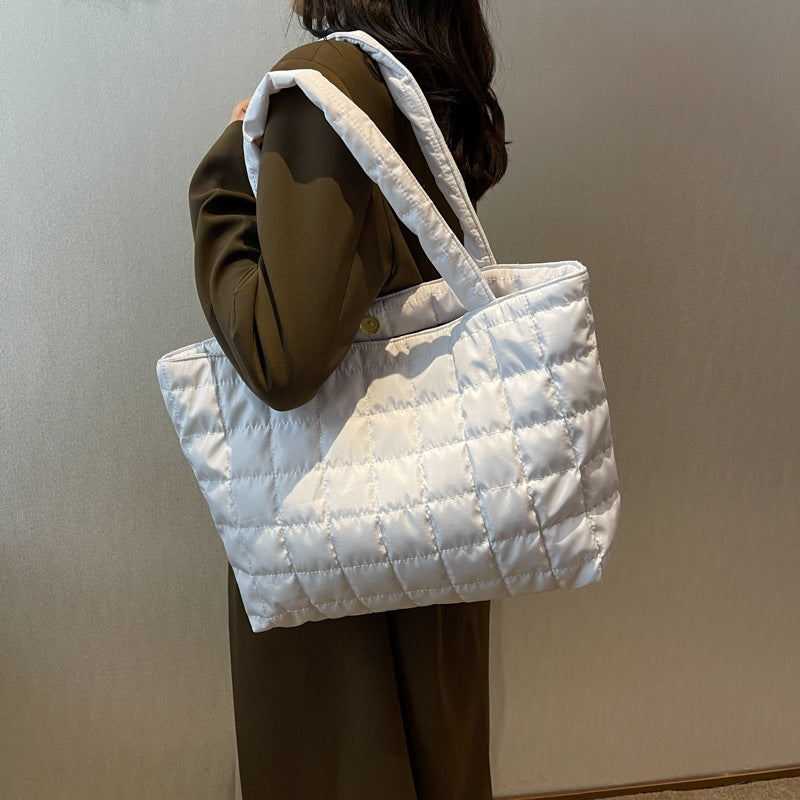 Women's Cotton Jacket Large Capacity Down Underarm Shoulder Bags