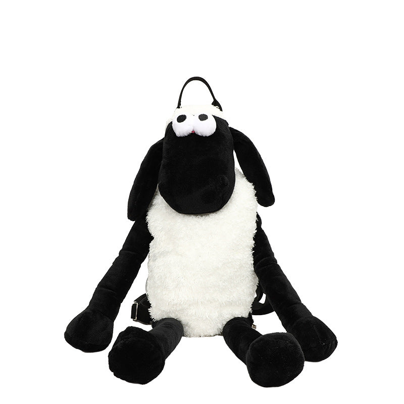 Lamb Plush Female Cute Sean Cartoon Backpacks